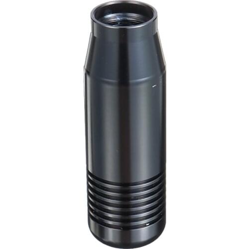 1pc Black Alloy Aluminum Car Auto Manual Transmission Gear Stick Shift Shifter Lever Knob With 3pcs Adapters 8mm 10mm 12mm