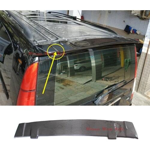 For Benz Vito Viano Carbon fiber Rear Wings Lip Spoiler FRP top wing spoiler rear wing spoiler 2010-2014