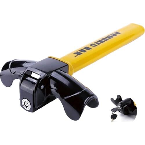 Universal Car Steering Wheel Lock Heavy Duty Anti-theft Car/Van Security Rotary Steering Wheel Lock Enhance Automobile Security