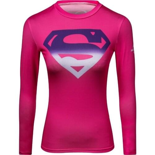 High Quality Woman T shirt Compression Tights Womens 3D Printing Sports T-shirt Dry Quick Gym Fitness jogging Yoga Shirts
