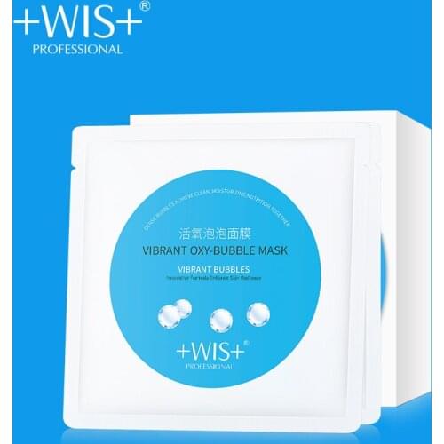 WIS Facial Deep Cleansing Moisturizing Shrinkle Pores Skin Anti Wrinkles Vibrant Oxygen Bubble Mask