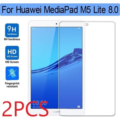 2PCS Tempered Glass for Huawei Mediapad M5 Lite 8" 8.0 JDN2-L09 W09 Screen Protector Tablet Screen Protector for Huawei M5 Lite