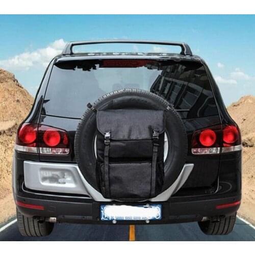 Spare Tire Storage Bag For Jeep Wrangler JK TJ YJ 1987-2020 Cargo Bags Luggage Tool Organizers Trunk Multi-Pockets Backpack