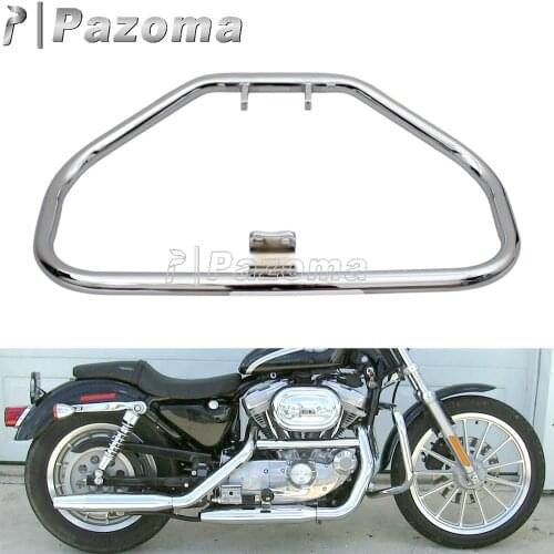 Black Motorcycles Motor Engine Guard Highway 1-1/4" Crash Bar for Harley Sportster XL XR 883 1200 1984-2003 XL883 XL1200 XL