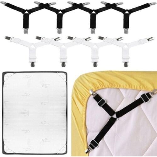 2/3/8/12 Clips Deskcloth Gripper Adjustable Elastic Bed Sheet Buckle Non-slip Fixed Clip Multifunctional Sofa Suspenders Gripper