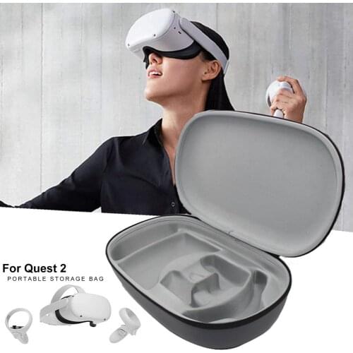 Hard EVA Travel Storage Bag For Oculus Quest 2 VR Headset Portable Carrying Case Waterproof Bag For Oculus Quest 2 VR Headsets
