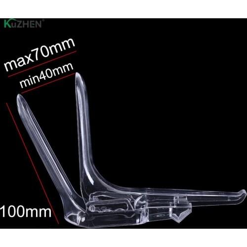 1PCs Adult Clear Plastic Vagina Expansion Device Genitals Anal Vaginal Dilator Colposcopy Speculum Medical Feminine Hygiene