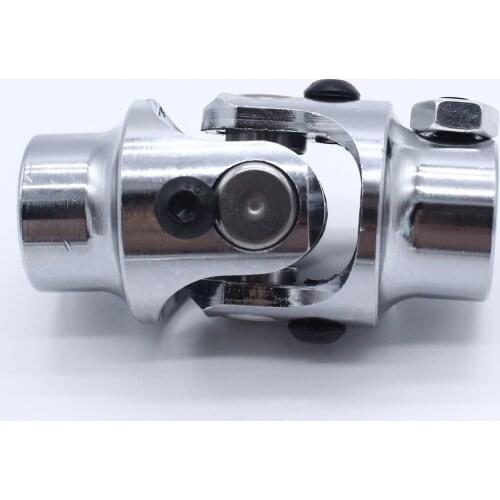 Chrome Single Steering Shaft 3/4"-36 Spline 3/4" DD Working Angle 38° Degree Replace Automotive for Jeep,Car 1Piece