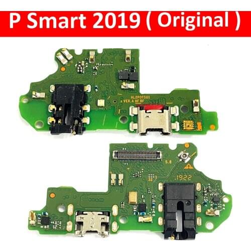 10Pcs/Lot, Dock Connector Micro USB Charger Charging Board Port Flex Cable Microphone For Huawei P Smart 2019