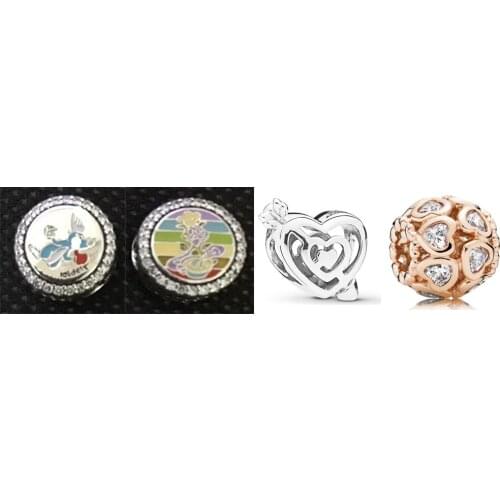 2020 NEW 100% 925 Sterling Silver Fascinating lovely Animal World Charm Fit DIY Women Bracelet Original Fashion Jewelry Gift