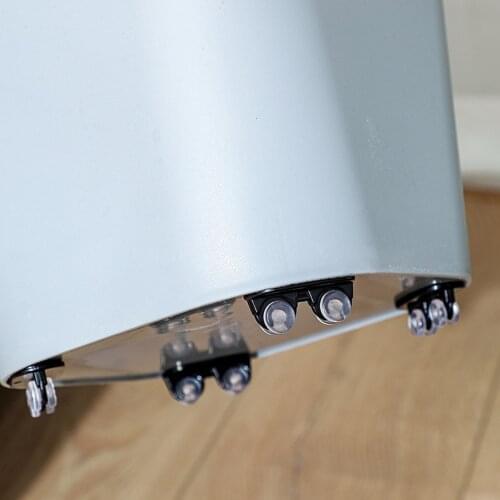 4PCS Self Adhesive Casters Wheels Single Direction Casters Safe Rollers for Storage Box Trash Can Fan Small Furniture