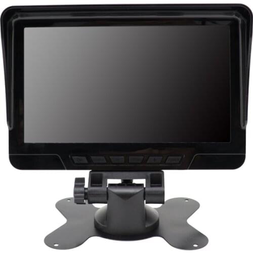 7inch 2ch 2ways Video Input 1024*600 High Brightness Vertical HD Recording Split View Rear View Bus Truck Vehicle Ahd Monitor
