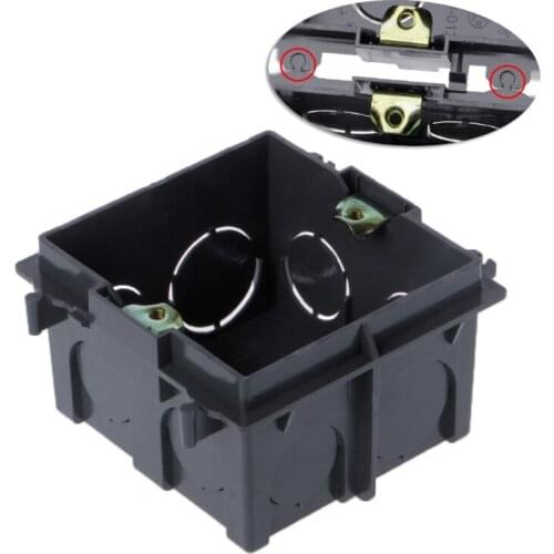 86-Type PVC Junction Box Wall Mount Cassette For Switch Socket Base N58A