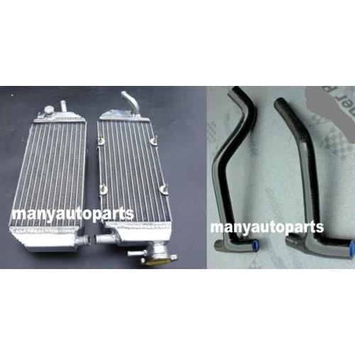 Aluminum radiator with black hose for HUSQVARNA TC449 TE449/TE511 TXC449/TXC511 2011-2013