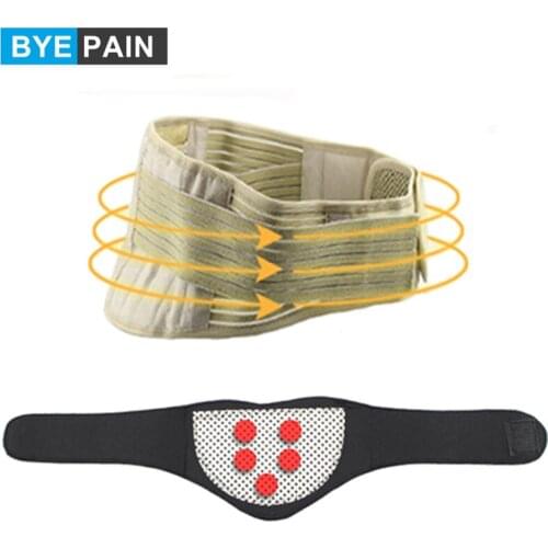 BYEPAIN Health Care Tourmaline Waist Belt Waist Trainer Neck Support Brace Magnetic Therapy Tourmaline Set