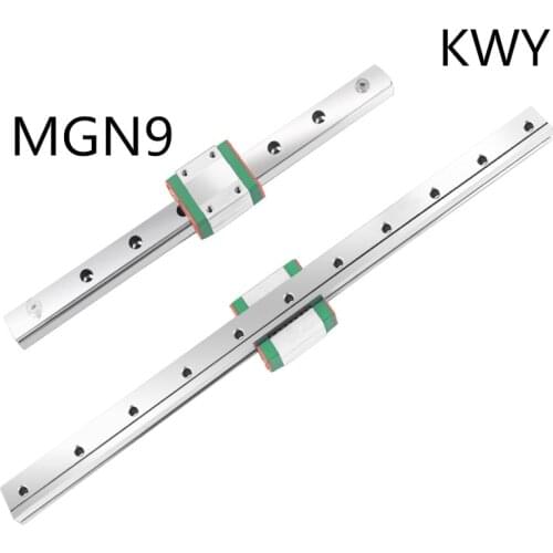 Corrediça linear diminuto do trilho da impressora mgn9c mgn9h do trilho linear guia linear 1 pces mgn9 mgn9c/mgn9h transporte kw