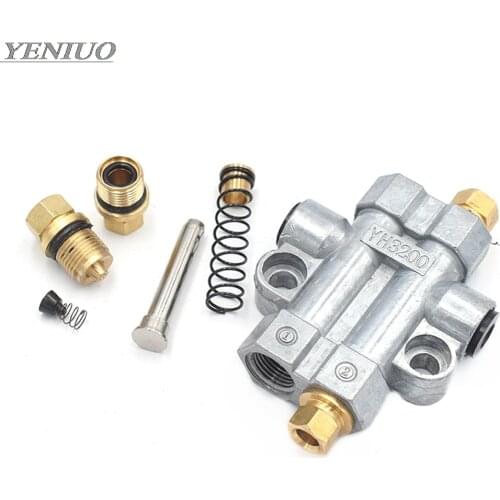Detective volumetric Grease Oil distributor /separator valve divider 2 3 4 5 6 Way for Aluminum centralized lubrication system