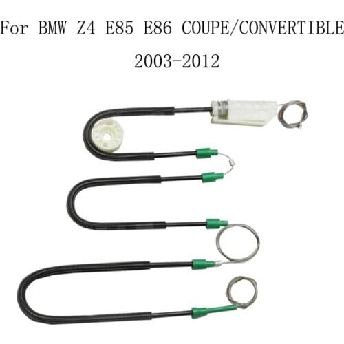 For BMW Z4 E85 E86 COUPE/CONVERTIBLE 2003-2012 Power Electric Window Regulator Window Lifter Repair Kit Set Front Left or Right