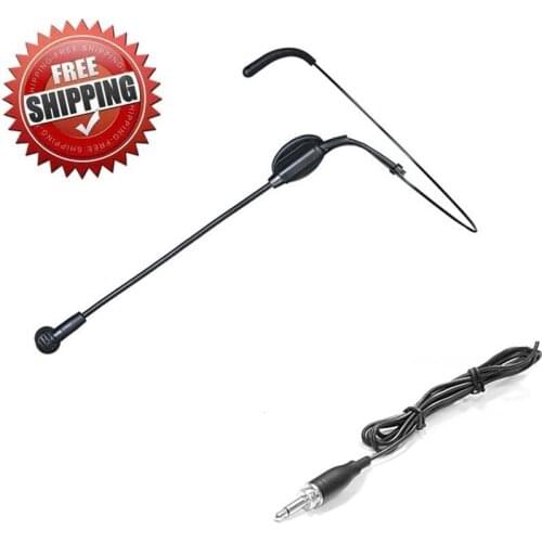 Bolymic Headset microphone for Wireless microphone with 3.5mm male screw jack