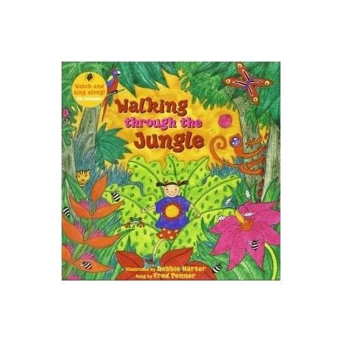 Walking Through The Jungle English Story Reading Books for Children Kids Baby > 3 Years Old Educational Toys