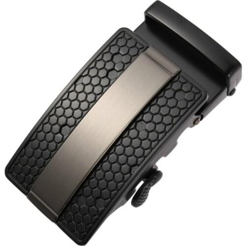 Fashion Mens Business Alloy Automatic Buckle Unique Men Plaque Belt Buckles 3.5cm Ratchet Men Apparel Accessories LY125-0352