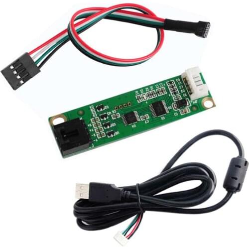 RCmall 4 Wire Resistive USB Touchscreen Controller LCD Touch Screen Panel Touch Screen Driver Card FZ1711