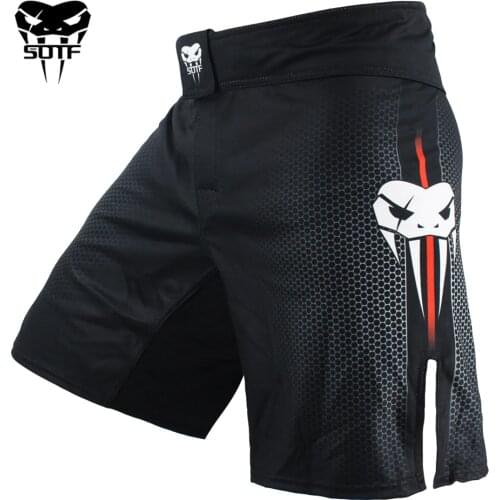SOTF mma Adults Venomous snake Men Women geometric boxing shorts Tiger Muay Thai mma shorts boxing clothing fight shorts sanda