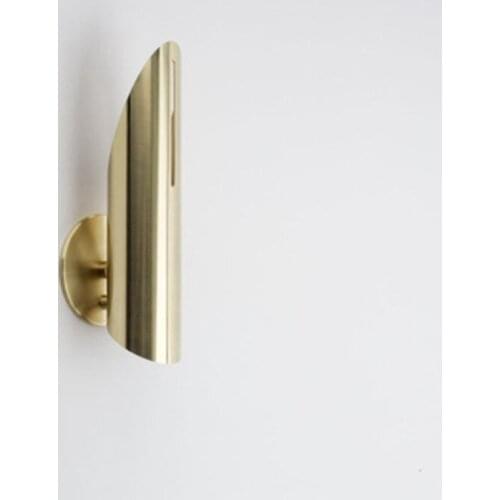 Modern Parlor Led Wall lamp Setting wall Bedside Wall Light Fixtures Black/Gold Body Aisle Bedroom Wall Deco Nordic Luminaire