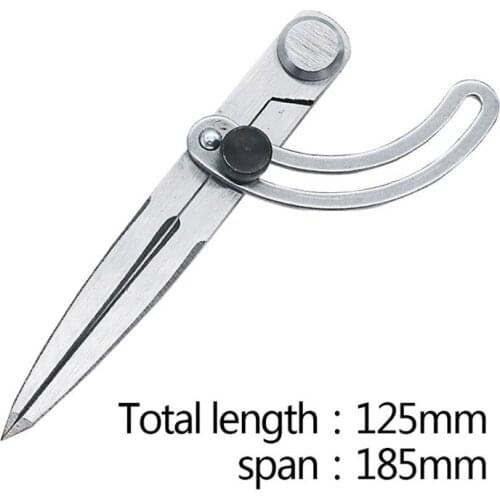 Spacing Compass Adjustable Leather Craft Rotating Tool Scriber DIY Edge Creaser Stitch Wing Divider Cross Line Compasses SCIE999