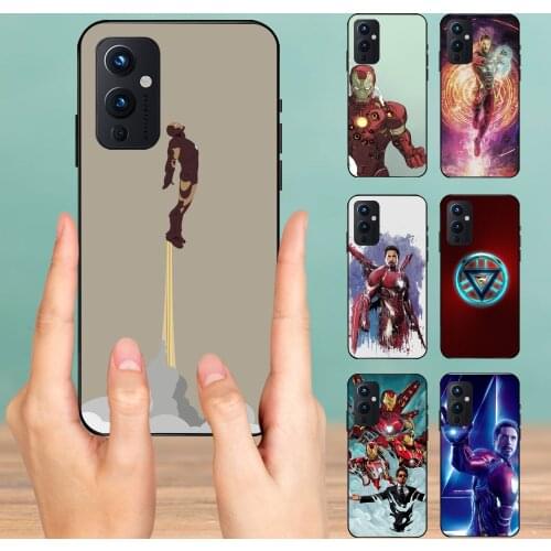 High Quality Phone Mobile Case for One Plus 9Pro 9R 7T PRO 5T 6 5 Tony Stark Infinity War Iron Man