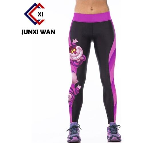3D Cat Print Leggings Women Workout Fitness Legging Slim Pants High Waist Tights leggins S~3XL Plus Size