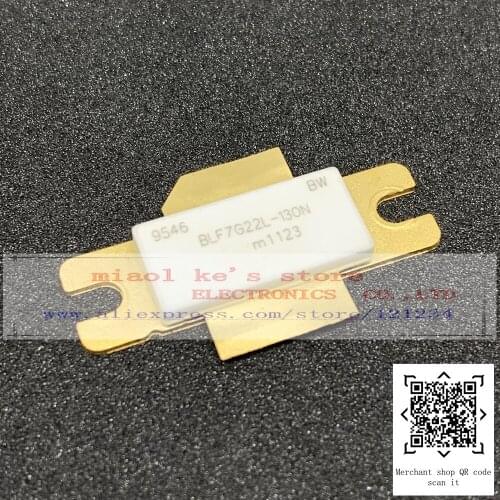 100% Original: BLF7G22L-130N [ 28V 130W 950mA 18.5dB 2000MHz to 2200MHz SOT502A ] Power LDMOS transistor