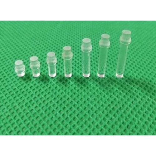 100PC Clear color 2.54MM-21.1MM LIGHT PIPE FOR 3MM Led Diode LED Tube Lampshade Replace PLP1 Flat head light lampshade