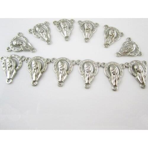 100pcs of Virgin mary rosary centerpieces center piece