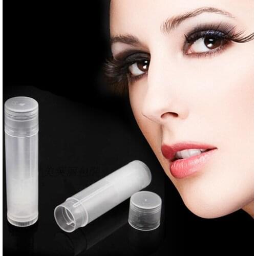 5g Empty Lipstick Tube DIY Lip Balm Containers Cosmetic Glue Container Lip Containers Stick Travel Balm Bottles Clear A8F0