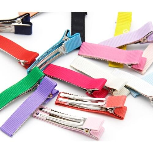 David accessories 10x50mm Plain colored Hair Clip Barrettes DIY Kids Girls Hairpins Headband Accessories Gifts 5pcs,5Yc5216