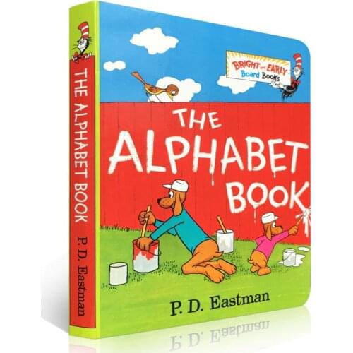 English Picture The Alphabet Book Early Educational Dr.Seuss Children Montessori Bright and Early Board Board Paper Books
