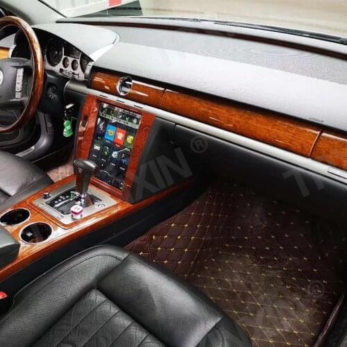 For Volkswagen Phaeton 2003-2013 Android 10.0 Tesla style 12.1 Inch Car GPS Navigation Multimedia Player Radio Stereo IPS 4+64GB