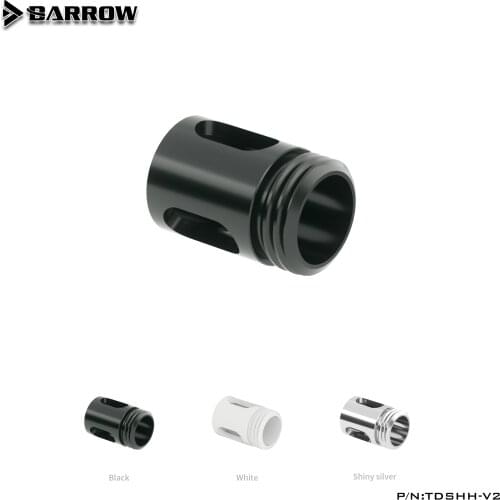 Barrow TDSHH-V2 G1 / 4 " White Black Silver Multi-Stage, Flow Commutated Buffer Water Cooling Fittings
