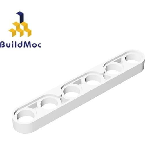 BuildMOC Compatible Assembles Particles 32063 Technic Liftarm 1x6 Thin For Building Blocks Parts DIY