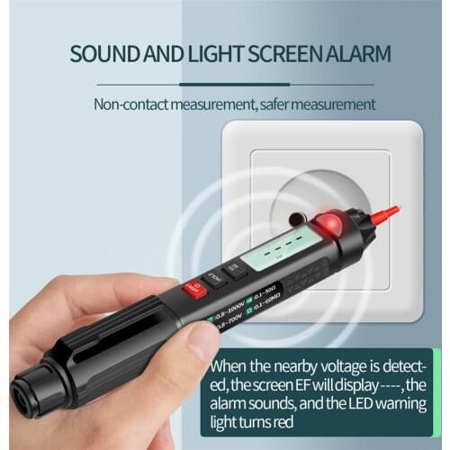 A3007 LCD Digital Multimeter Pen Type Intelligent 6000 Counts Non Contact AC/DC Voltage Resistance Diode Tester Tools