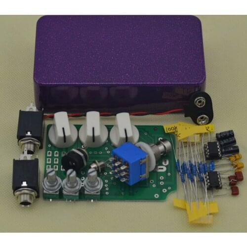 DIY Overdrive Guitar Effect Pedal All Kits With 1590B True Bypass OD2 Pedal Kits FP FreeShipping