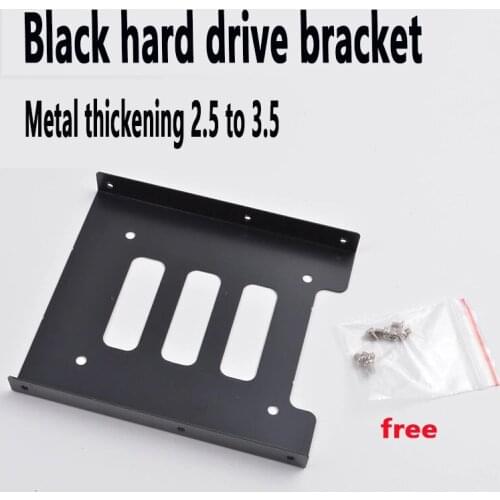 Effective 2.5 to 3.5 inch SSD HDD housing metal mounting adapter bracket for desktop laptop SSD server