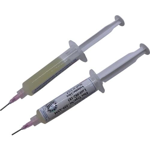 10cc NC-559-ASM-UV Flux paste lead-free solder paste solder flux + Needles For Phone repair BGA SMD CSP Electronic weld