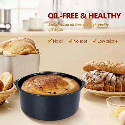 8 Inch Air Fryer Mold Round Non-stick Baking Cake Mold Baking Tray Tray Baking Basket