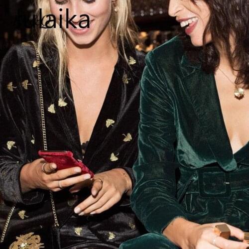 Женские бархатные пиджаки Ky&Q China At AliExpress