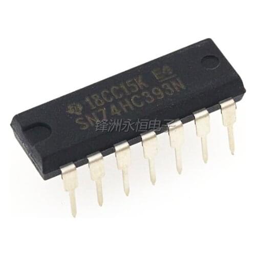 Xinyuan 10PCS/LOT SN74HC393N DIP14 SN74HC393 DIP 74HC393N 74HC393 DIP-14 new and original IC