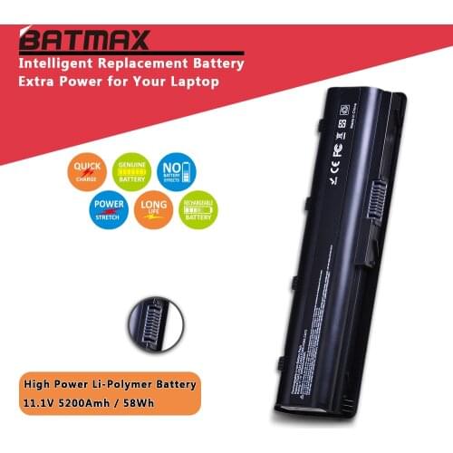 New 6 Cells Battery for HP Pavilion DM4 DM4T DV3 Dv7-2100 G4 G6 G7 G62 G62T G72 MU06 HSTNN-UBOW Presario CQ42 CQ56 CQ62