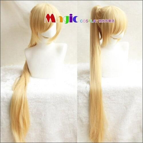 New Type Rachel Gardner Wigs Anime Angels of Death Cosplay Wig Synthetic 120CM Golden Women Hair Ray Angels of Death Cosplay Wig