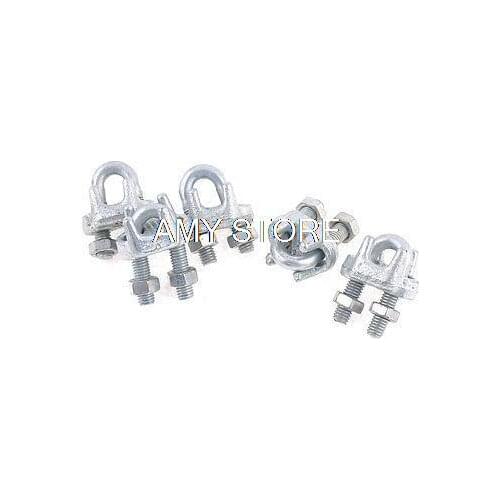 Malleable Fastener U Bolt Clamp Clip for 5mm 1/5" Wire Rope
